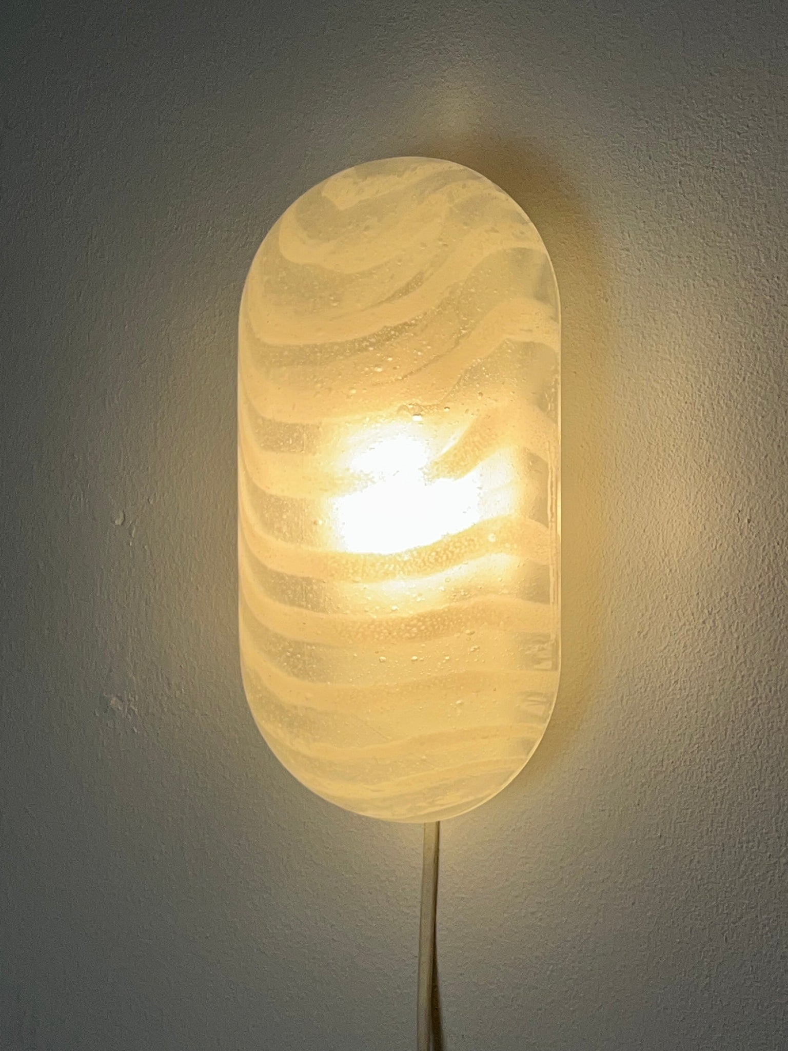 Vintage Peill & Putzler wall lamp – "Zebra" model