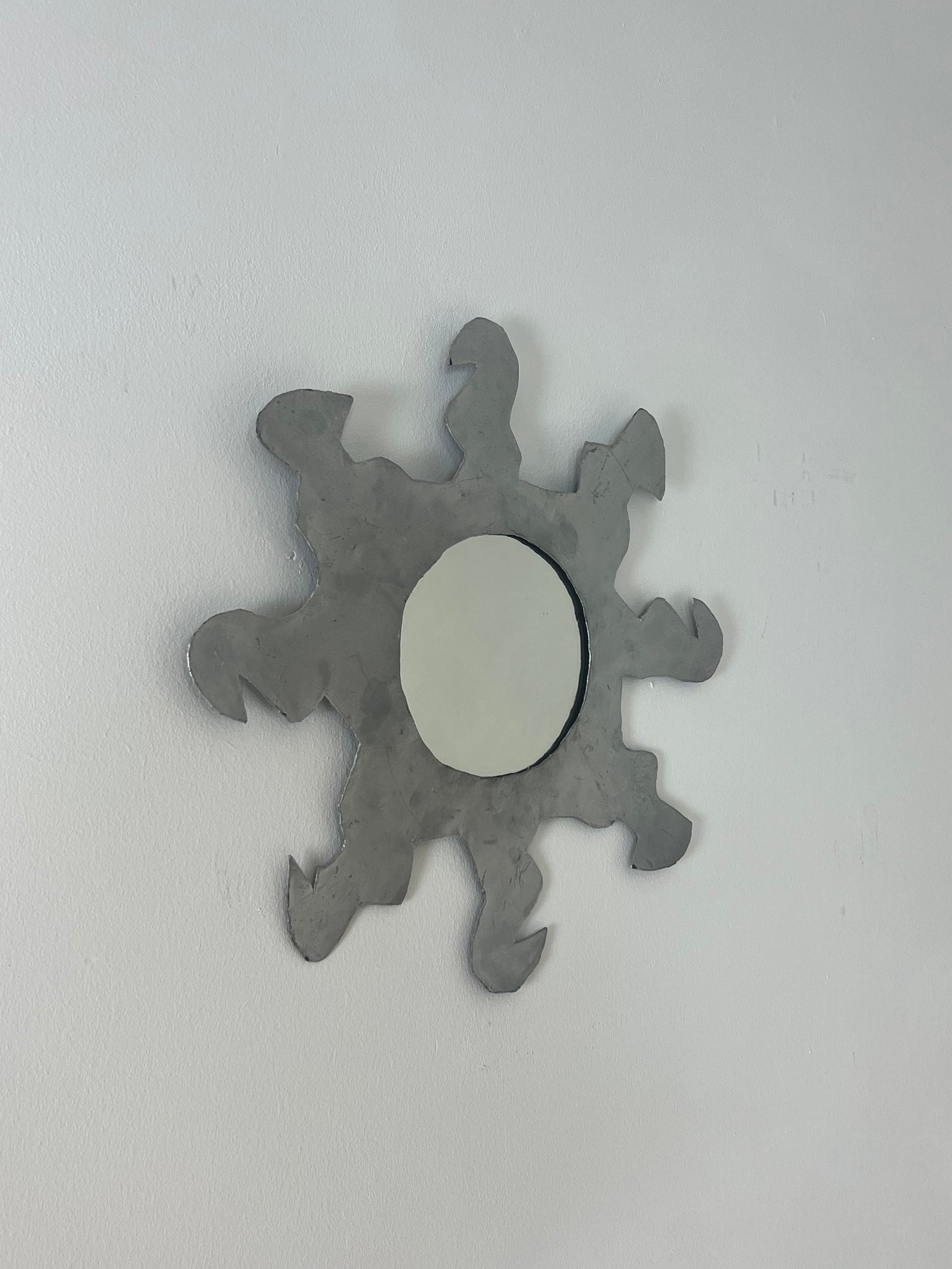 Vintage metal mirror