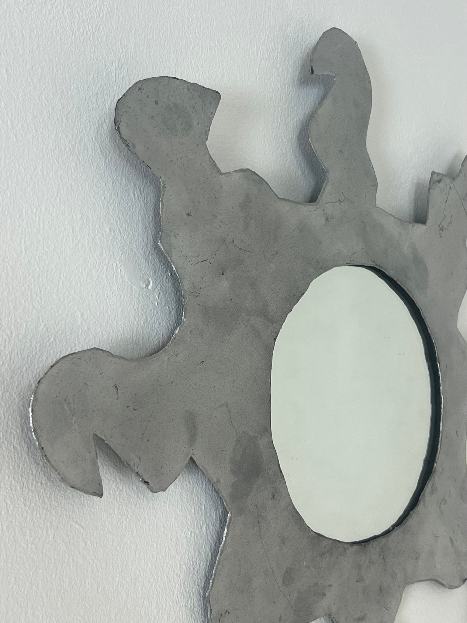 Vintage metalen spiegel